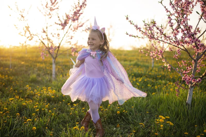 Great Pretenders Rainbow Unicorn Cape and Headband