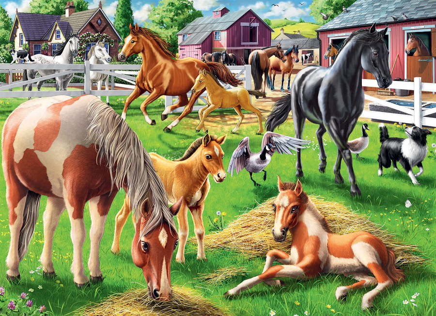 Ravensburger - Happy Horses 60 pc Puzzle