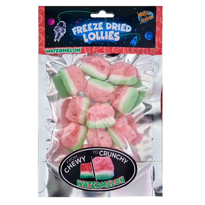Heebie Jeebies Freeze Dried Lollies - Watermelon