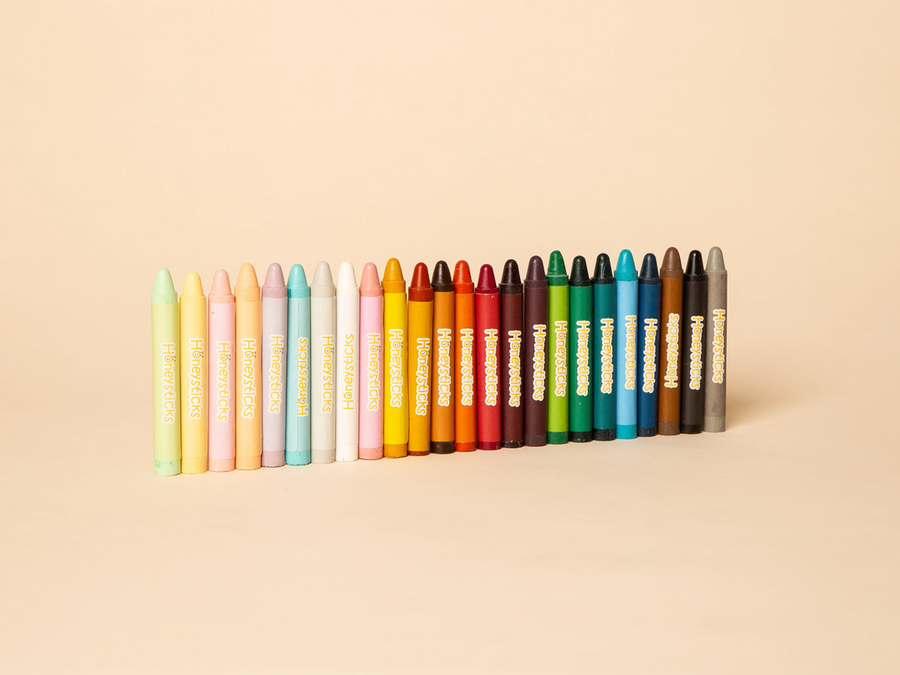 Honeysticks - Beeswax Crayons Jumbos 24 Pack