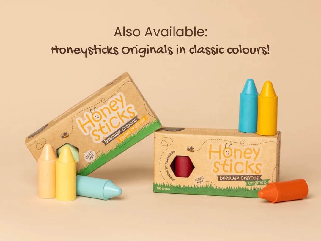 Honeysticks - Original Beeswax Crayons - Pastels