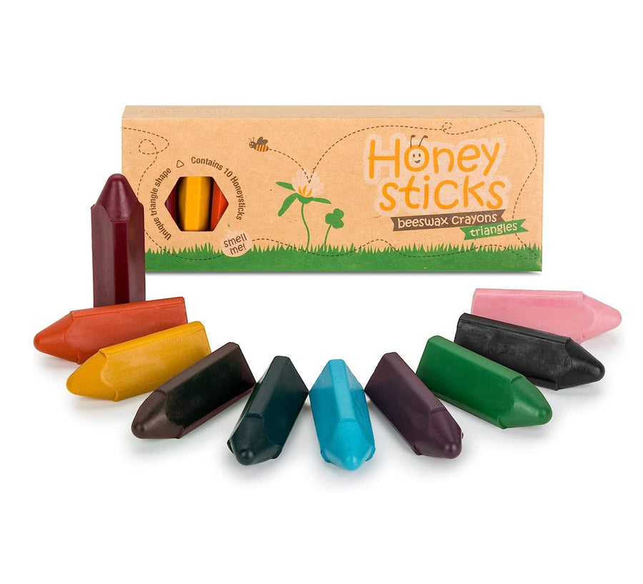 Honeysticks Triangles Crayons in box