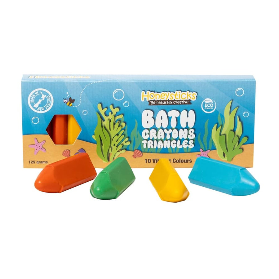 Honeysticks - Bath Crayons Triangles 10 Pack