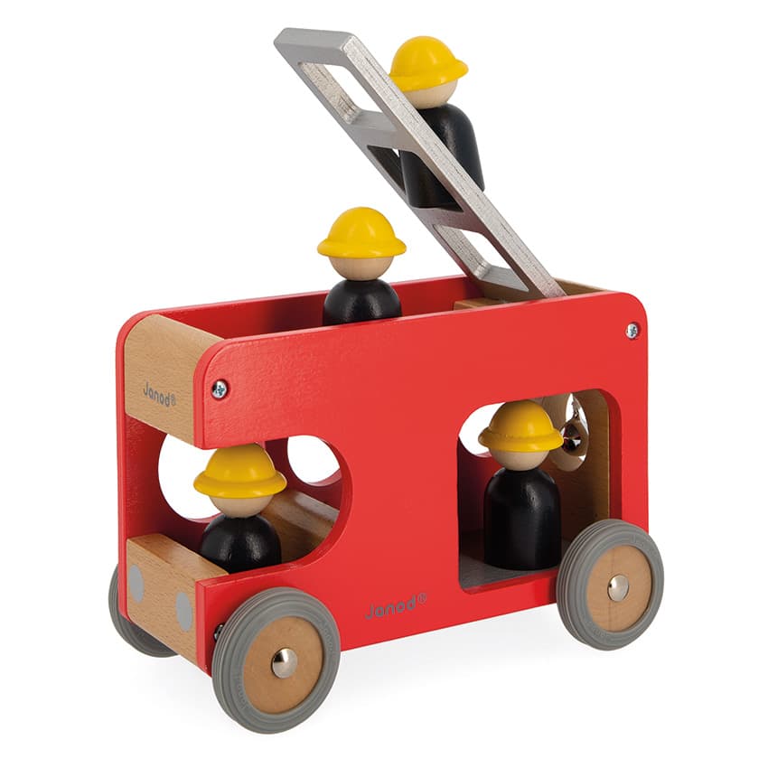 Janod Fire Engine wooden toy