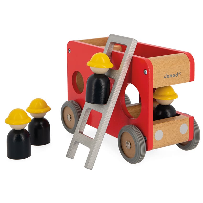 Janod Fire Engine wooden toy