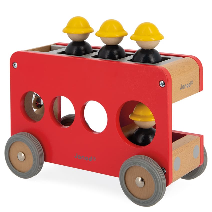 Janod Fire Engine wooden toy