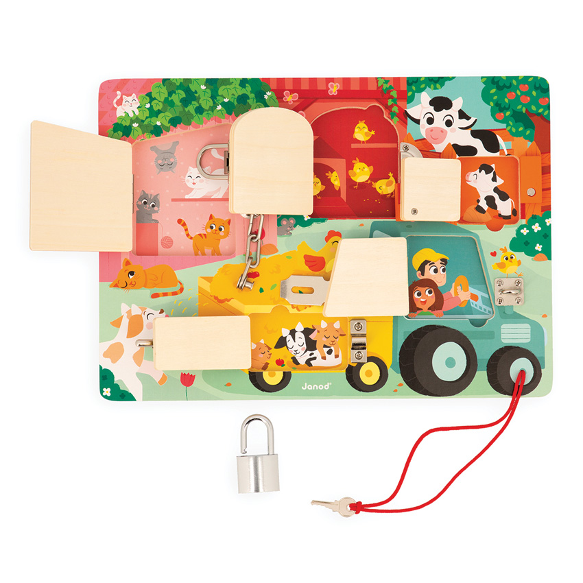 Janod - Farm Padlocks Board