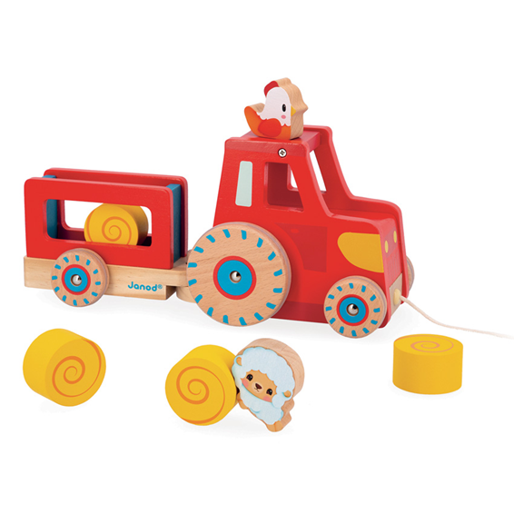 Janod - Tractor Pull Along