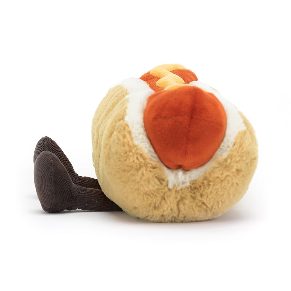 Jellycat Amuseable Hot Dog side view