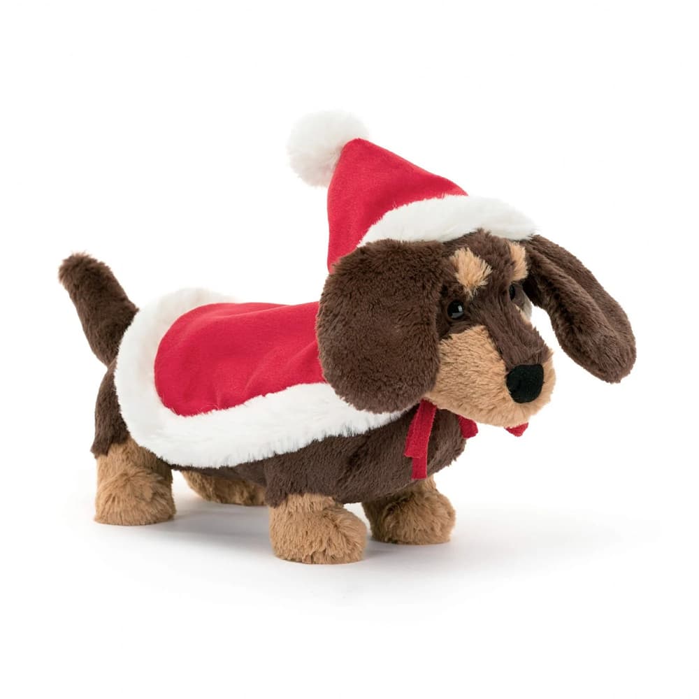 Jellycat Winter Warmer Otto Sausage Dog Christmas