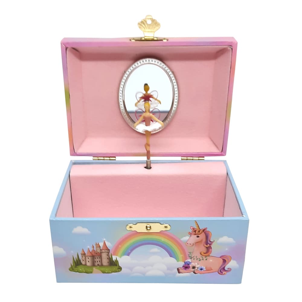Musical Jewellery Box Fairy & Unicorn
