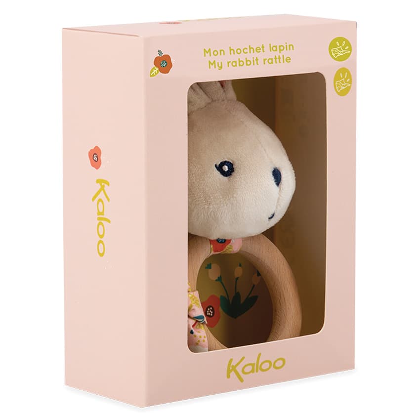 Kaloo Kdoux Teether Poppy in box on angle