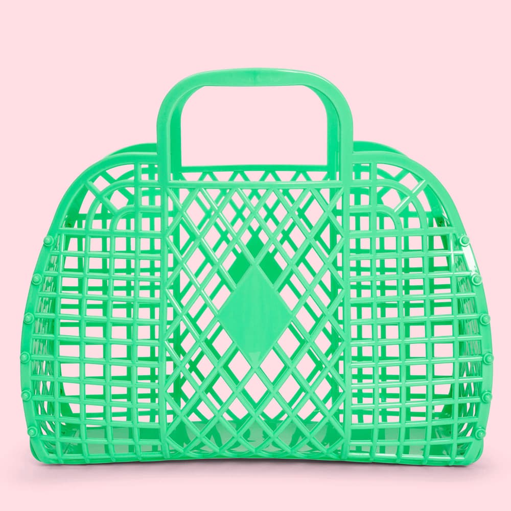 Sun Jellies - Retro Basket Green - Large