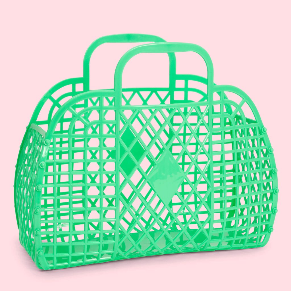 Sun Jellies - Retro Basket Green - Large
