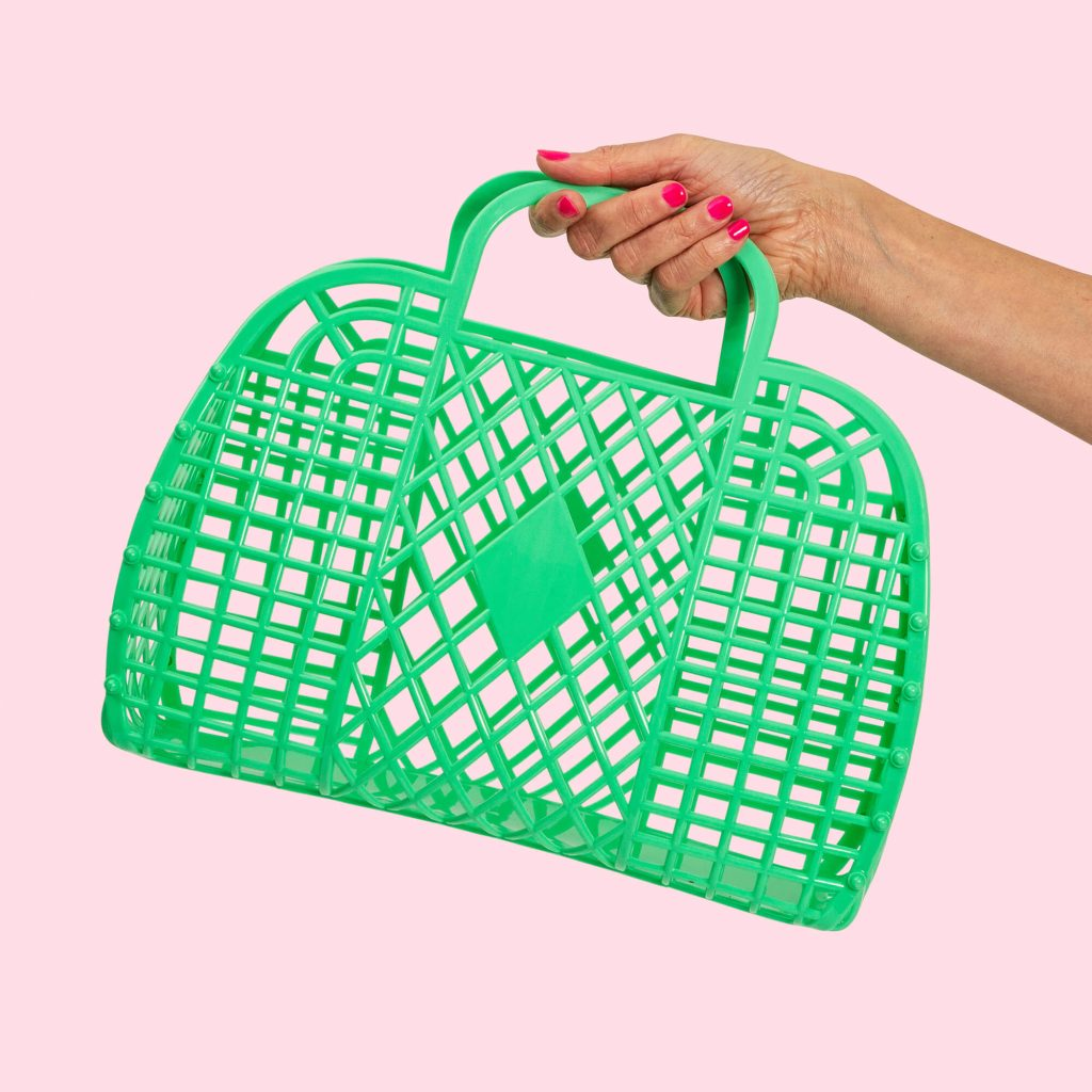 Sun Jellies - Retro Basket Green - Large