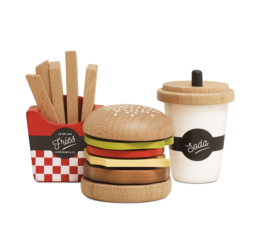 Le Toy Van - Wooden Gourmet Hamburger Set