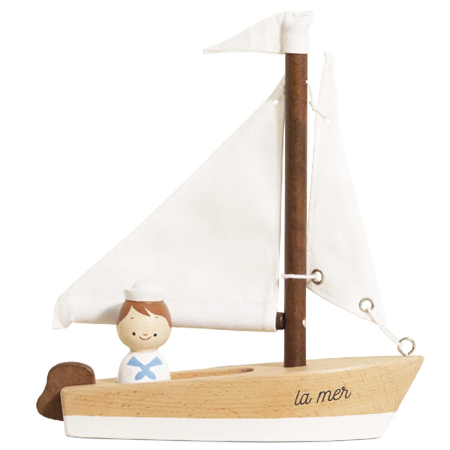 Le Toy Van - Wooden Sailing Boat & Captain