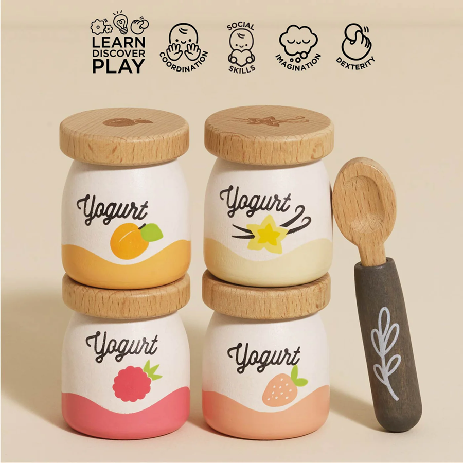 Le Toy Van - Yoghurt Play Food Pack 5 Pc