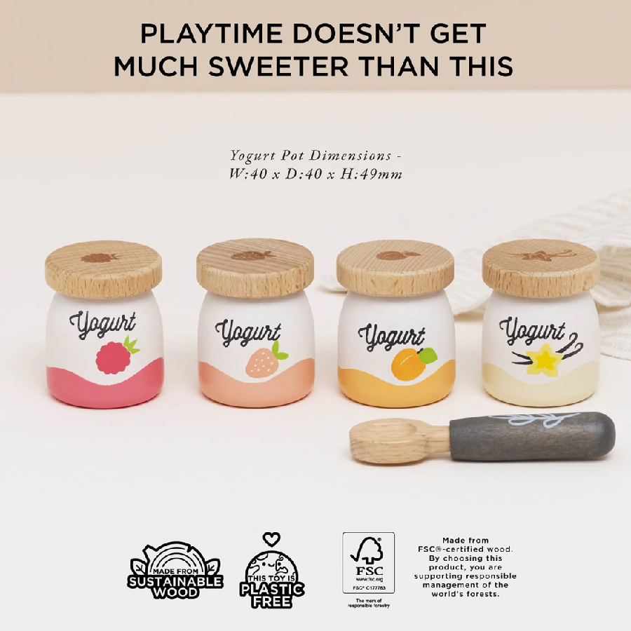 Le Toy Van - Yoghurt Play Food Pack 5 Pc