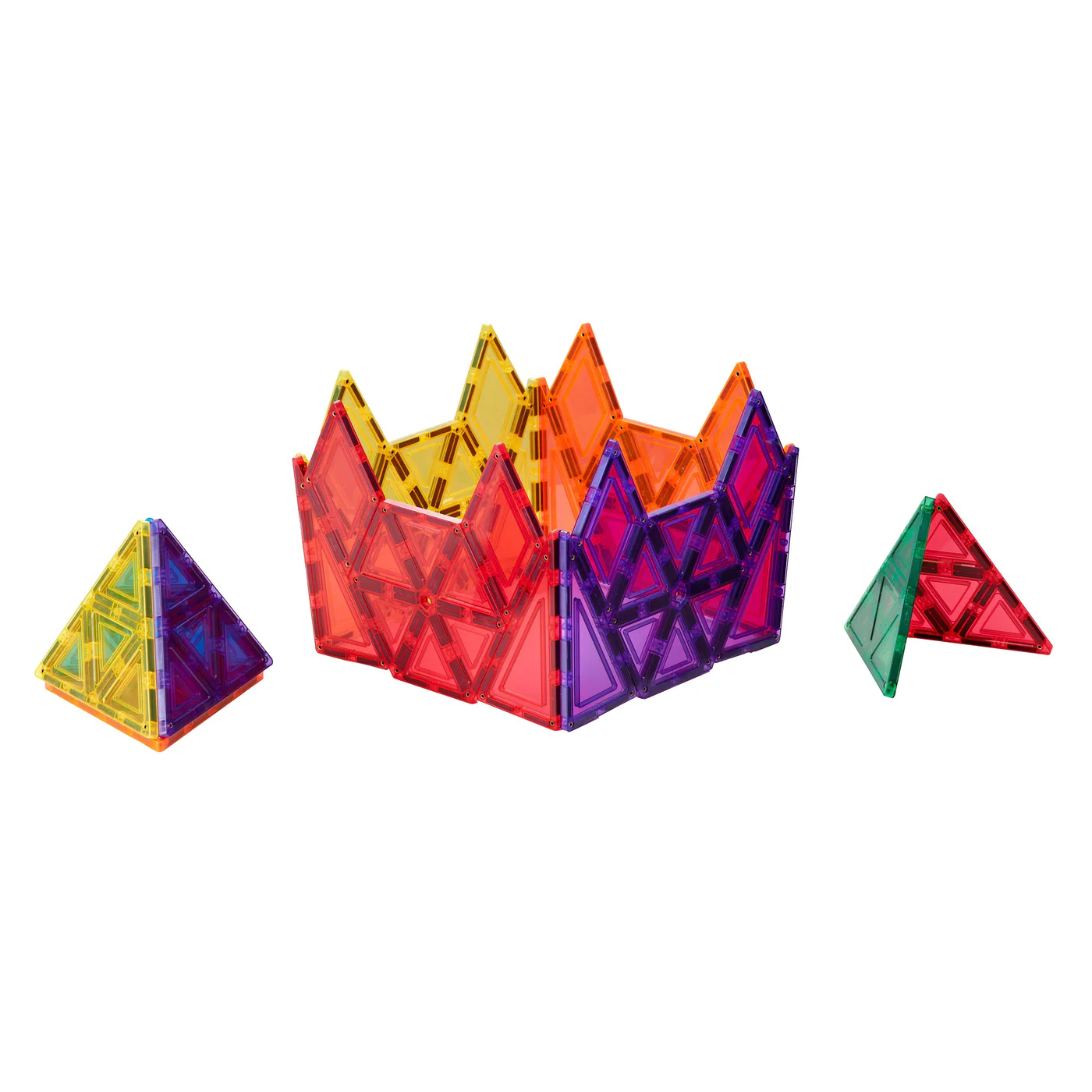 Learn and Grow - Magnetic Tiles Geometry Pack 36 Pc