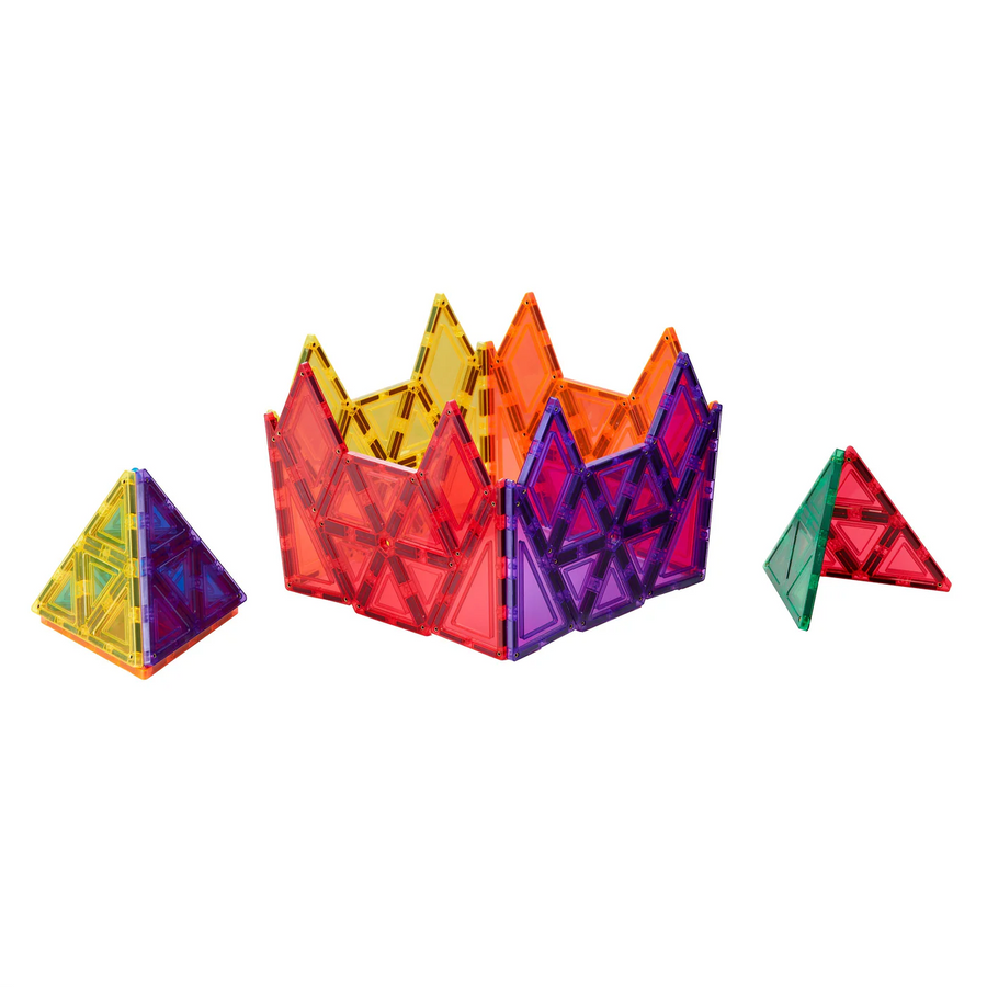 Learn and Grow - Magnetic Tiles Geometry Pack 36 Pc