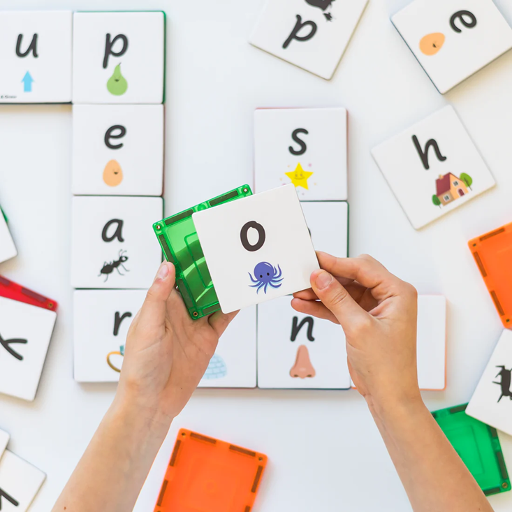 Learn and Grow - Magnetic Tile Topper - Alphabet Lower Case