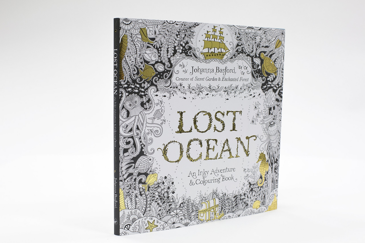 Lost Ocean: An Inky Adventure & Colouring Book