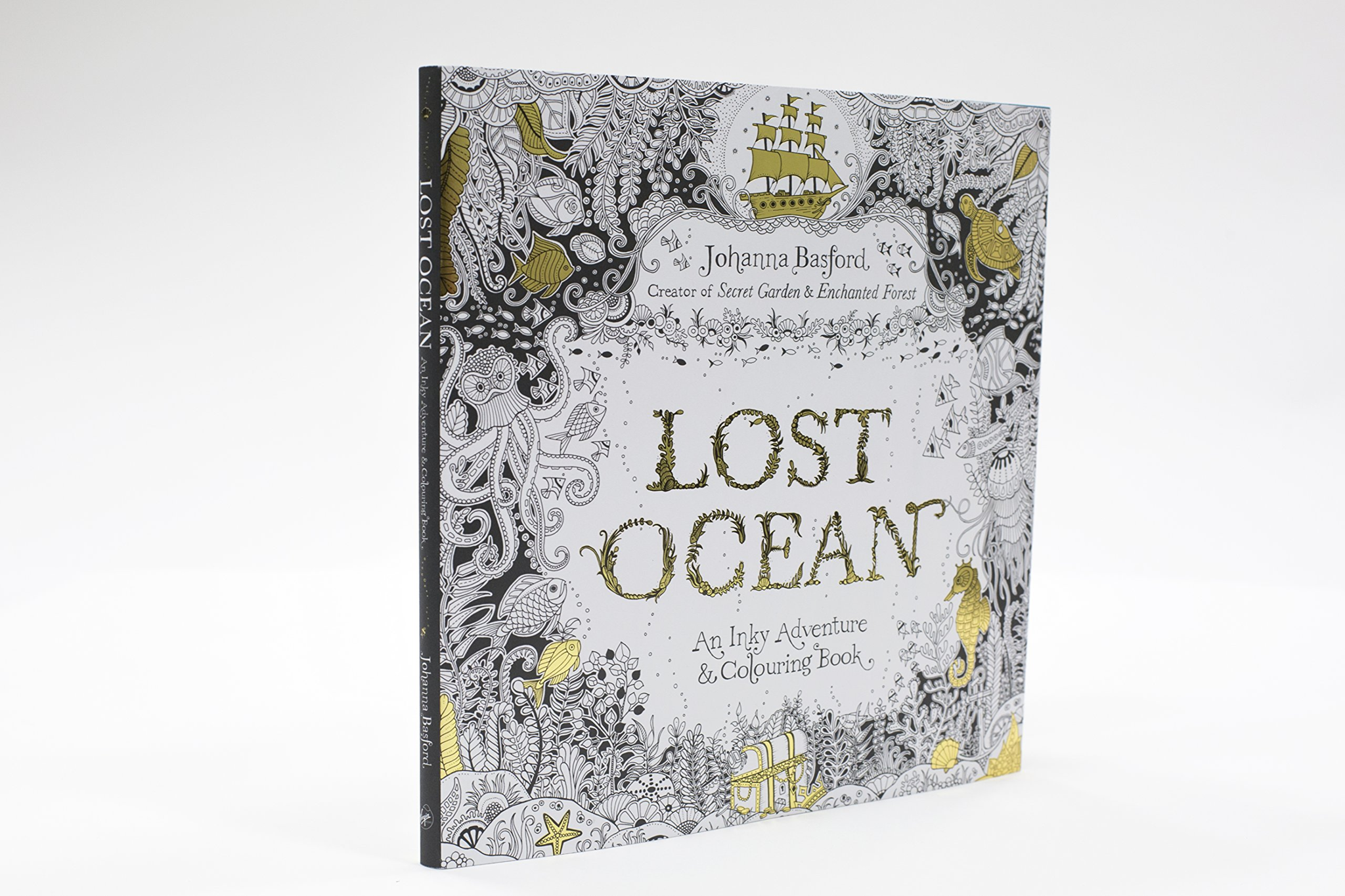Lost Ocean: An Inky Adventure & Colouring Book