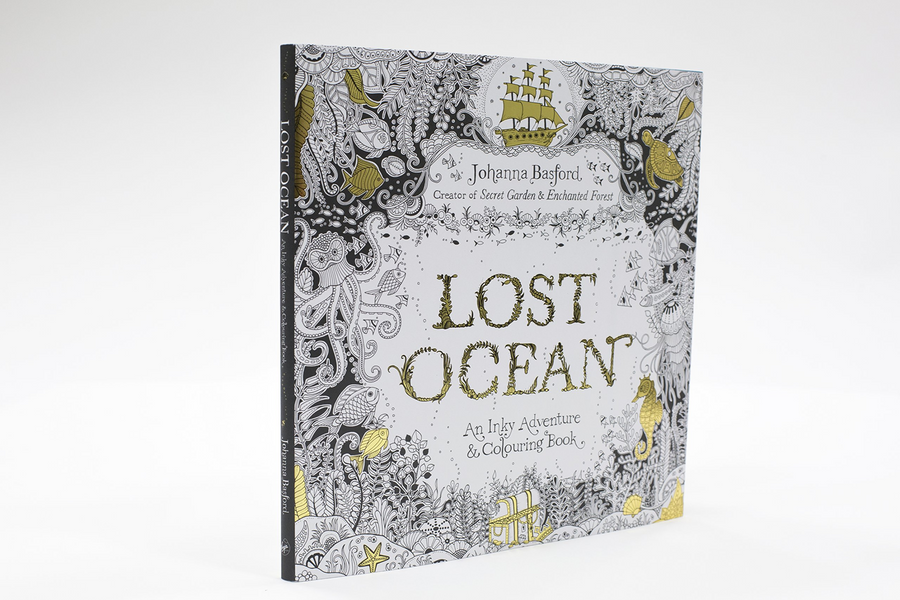 Lost Ocean: An Inky Adventure & Colouring Book