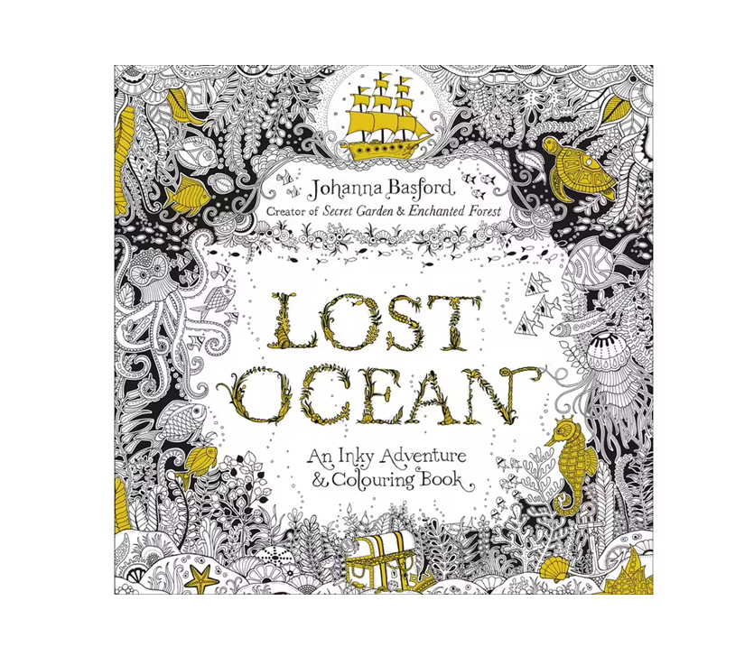 Lost Ocean: An Inky Adventure & Colouring Book
