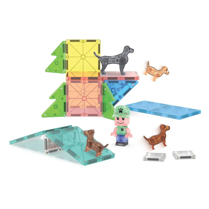 Magna-Tiles - Puppy Park - 27 Piece