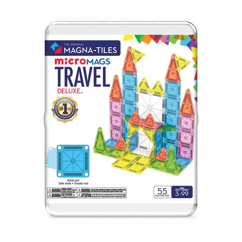 Magna-Tiles - microMAGS Travel 55 Piece Set Deluxe