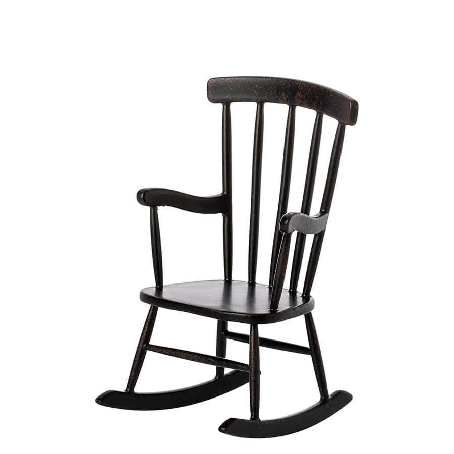 Maileg Anthracite Rocking Chair for Mouse