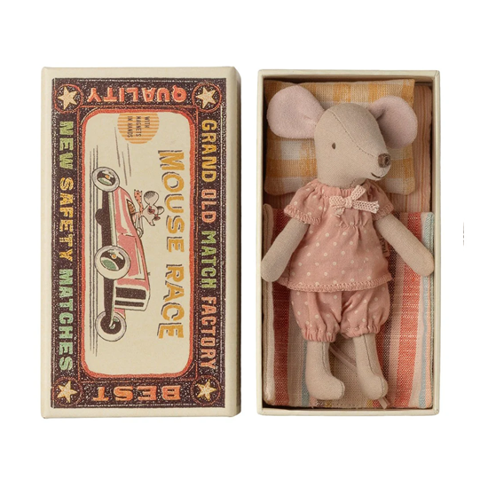 Maileg - Big Sister Mouse in Matchbox