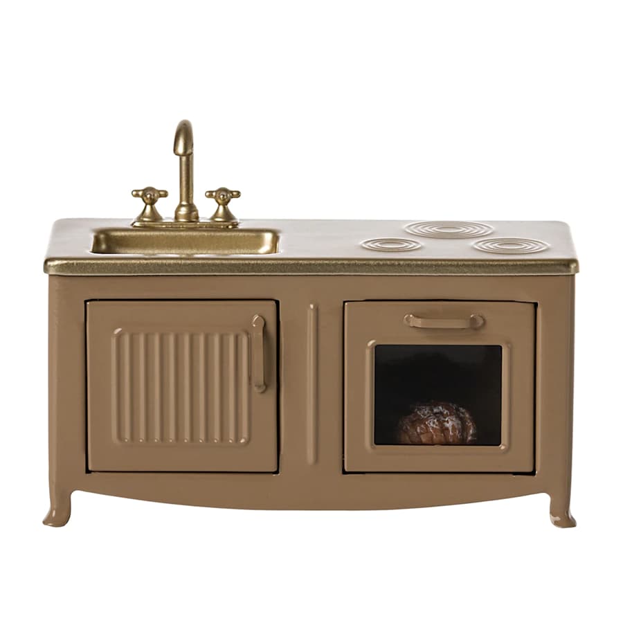 Maileg Light Brown Kitchen for Mouse