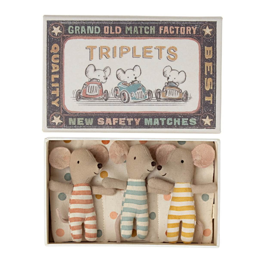Maileg - Triplets Baby Mice in Box