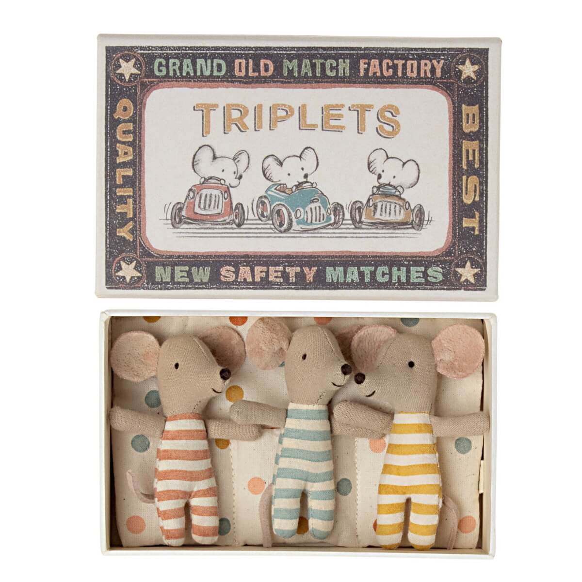 Maileg - Triplets Baby Mice in Box
