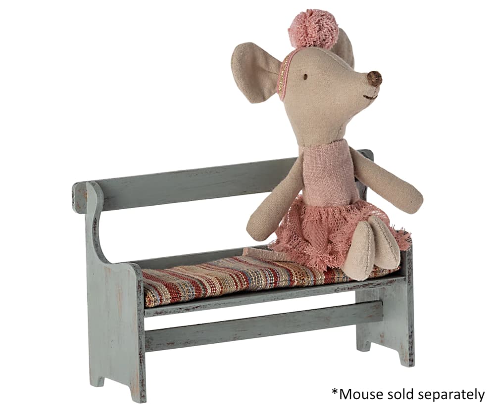 Maileg Bench for Mouse - MOUSE SOLD SEPARATELY