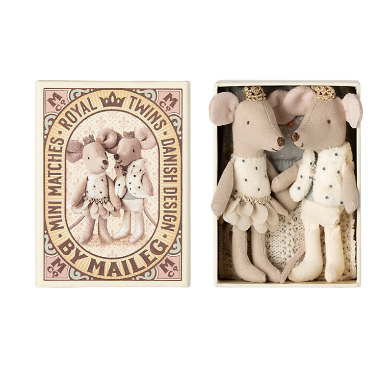 Maileg - Royal Twins in Matchbox