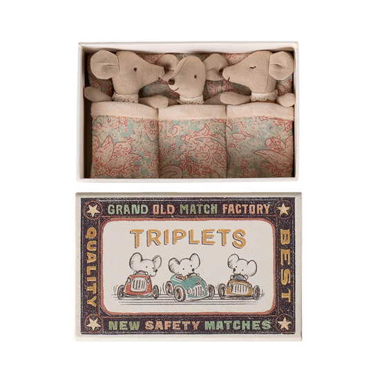 Maileg - Triplets Baby Mice in Box