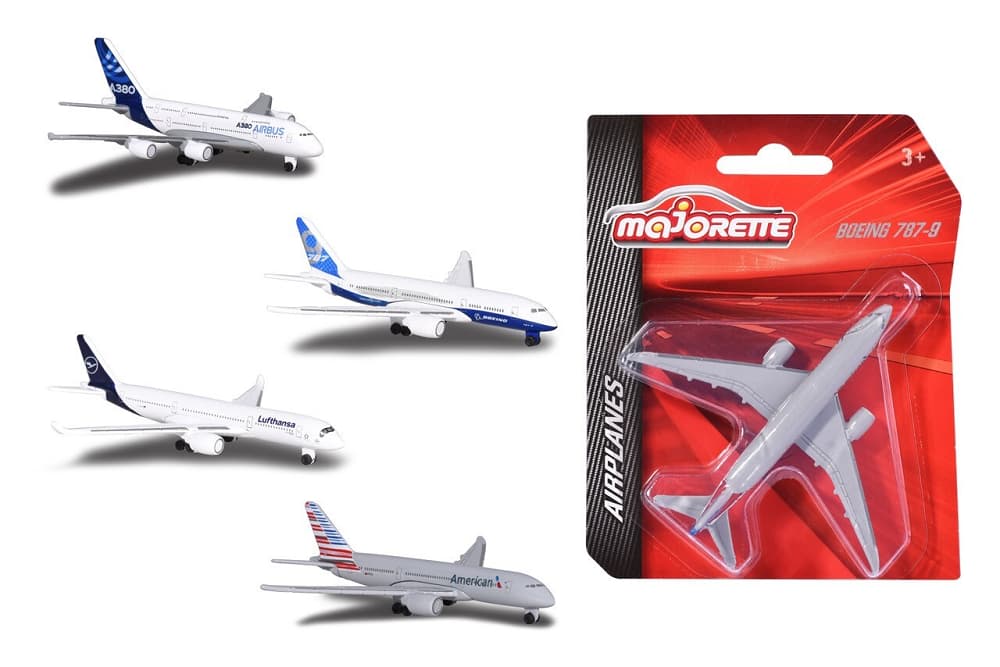 Majorette - Licensed Airplanes - Individual Assorted