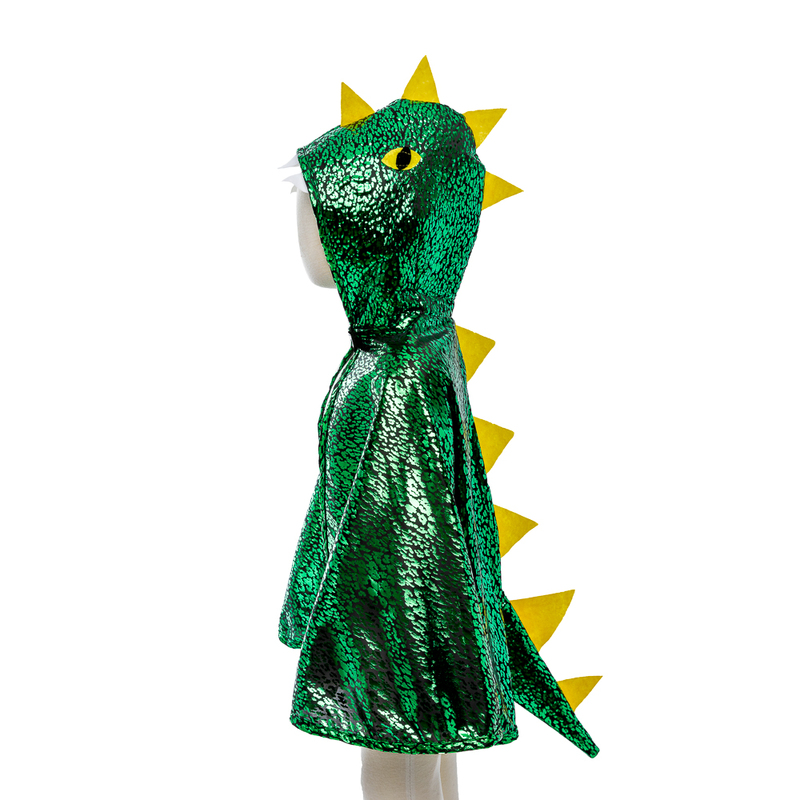 Great Pretenders - Metallic Green Dragon Cape - Size 2-3