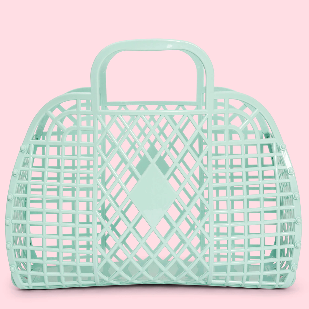 Sun Jellies - Retro Basket Mint - Large