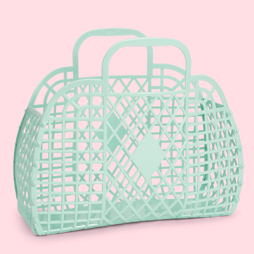 Sun Jellies - Retro Basket Mint - Large