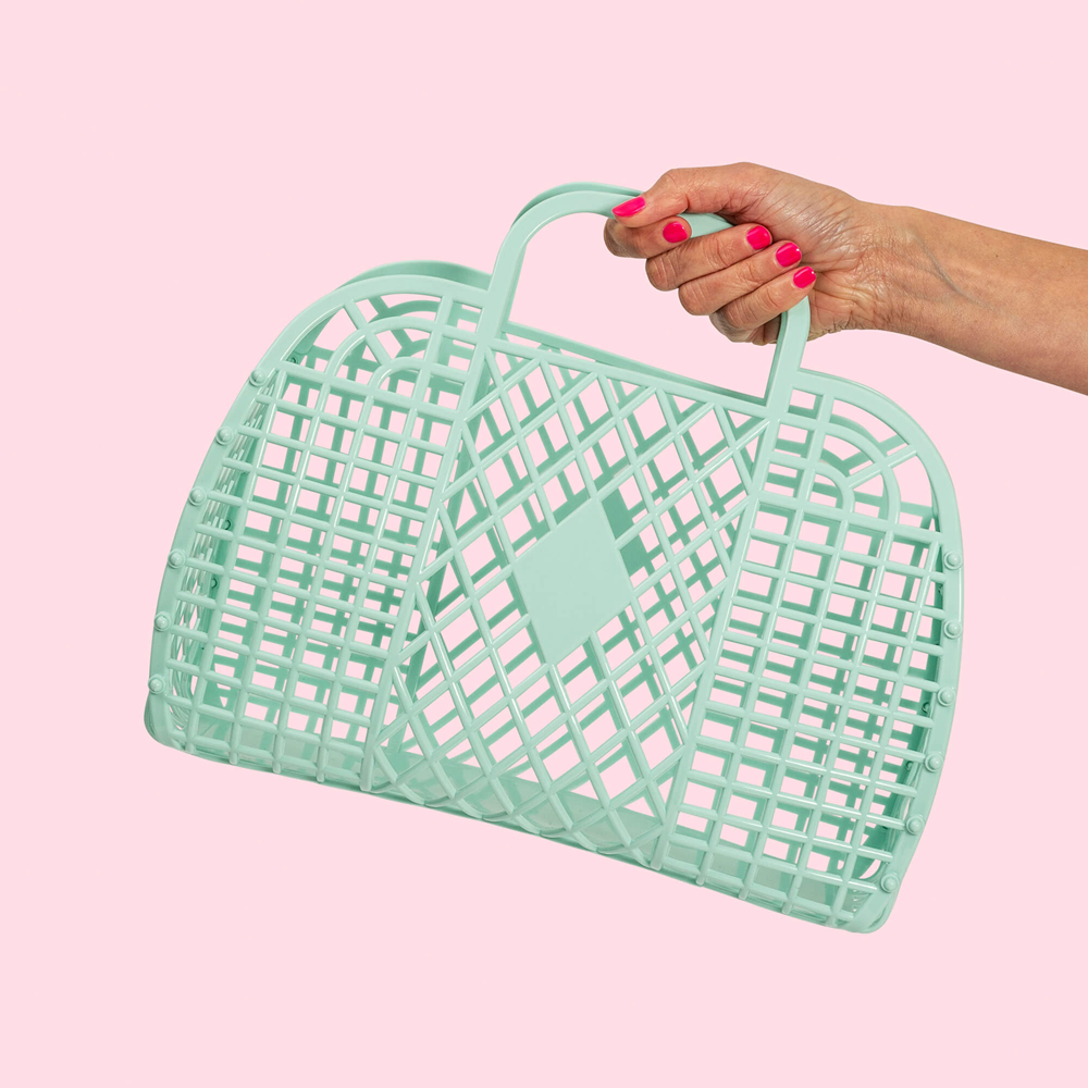 Sun Jellies - Retro Basket Mint - Large