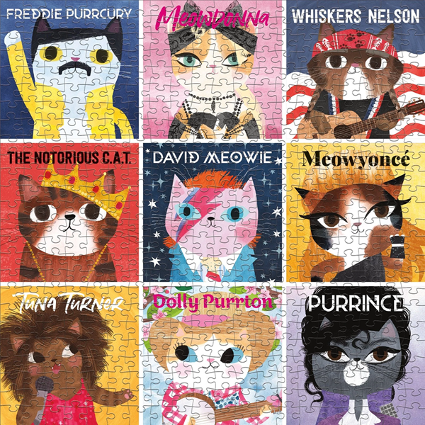 Mudpuppy - Music Cats 500 Piece Puzzle