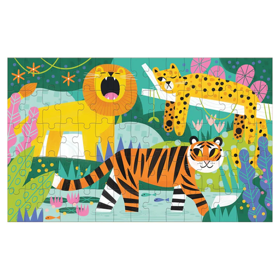 Mudpuppy - Cats Big and Small Lenticular 75 Piece Puzzle