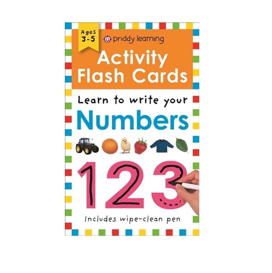 Numbers Wipe Clean Activity Flash Cards