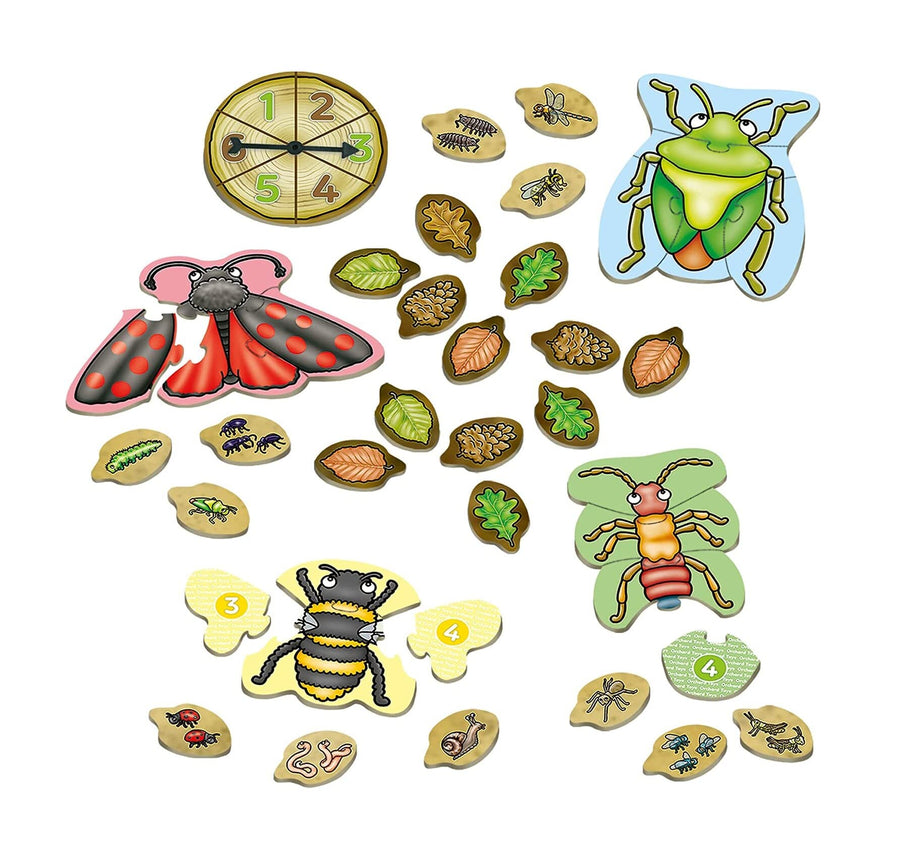 Orchard Toys Bug Hunters game contents
