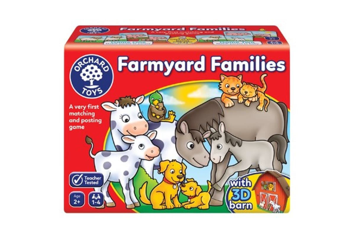 Orchard Toys Farmyard Families game in box